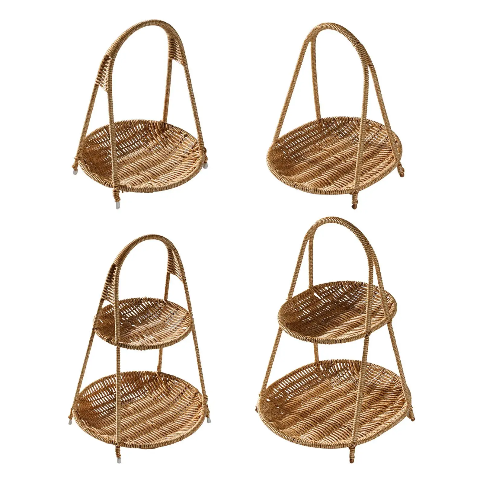 Fruit Plate Storage Tray Dried Fruit Organizer Cosmetics Storage Display Rack Jewelry Trinket Tray Kitchen Organizer for Party