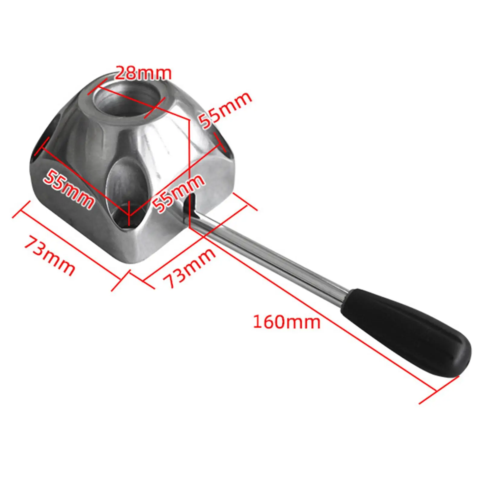 Base Ergonômica para Cadeira com Alavanca de Inclinação e Elevação em Liga de Alumínio para Substituição em Cadeiras de Bar e Cadeiras Gamer