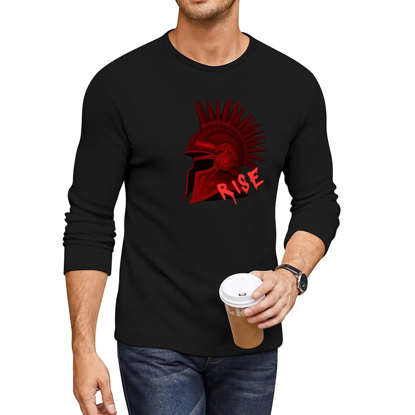 

Rise Helmet of Ares Red Rising Inspired Long T-Shirt animal print shirt for boys vintage t shirt mens graphic t-shirts pack