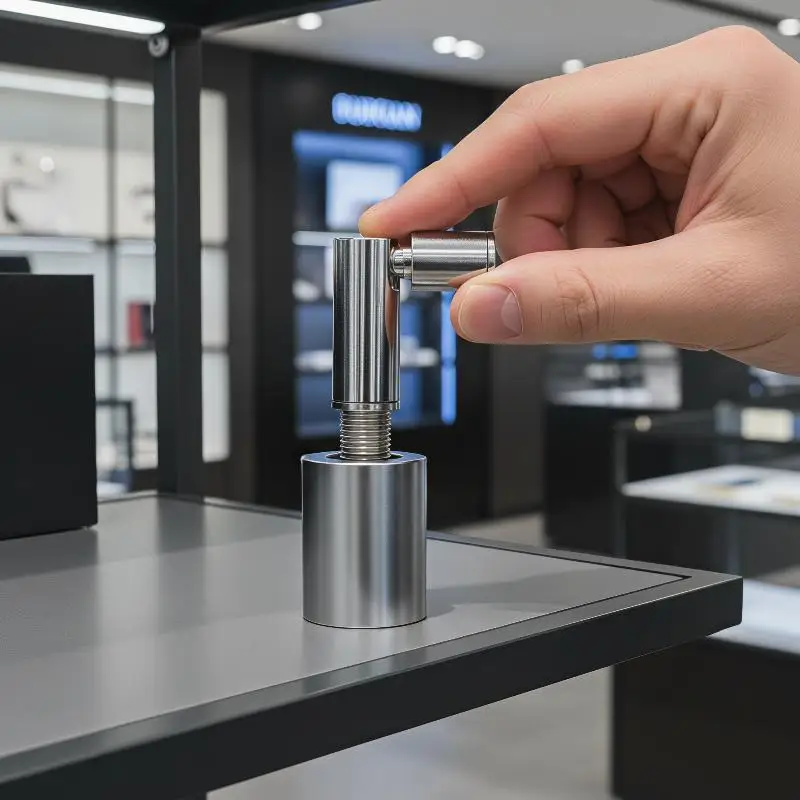 Hoyytu Universal Adjustable Joint Sloped Ceiling Light Adapter Sturdy Pendant Chandelier Mount for Dining Room Renovation