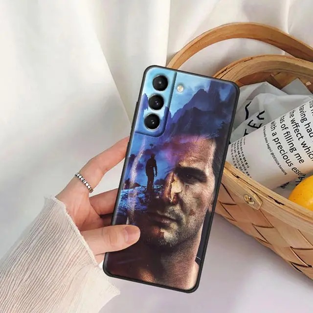 Uncharted Tom-Holland Phone Case For Samsung Galaxy S24 S23 Ultra 5G S20 S21 FE S10 S9 S22 S24 Plus Cases Black TPU Soft Cover