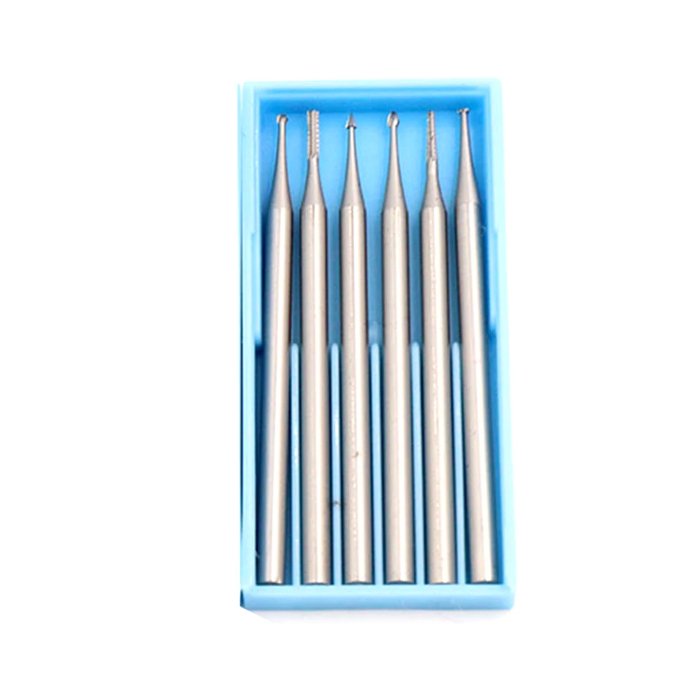 Tungsten Steel 2.35mm Engraving Bit Burin Graver Pit Olive Carving Tool Wood Beads Sculpting Kit