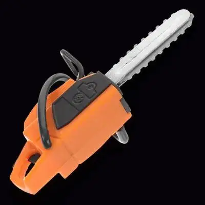 

Realistic Mini Chainsaw Mower for Mini House Decor High Quality PVC Material Small Size Lawn Mower Simulation for Pretend Play