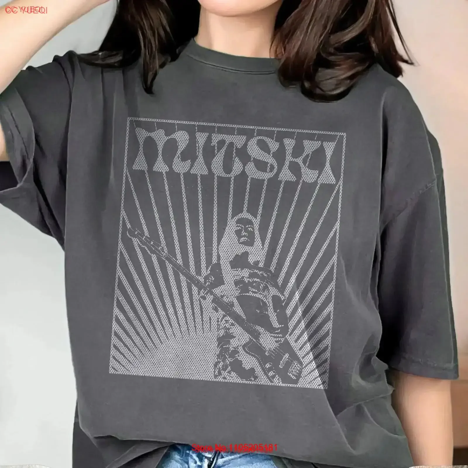 Футболка Mitski Stylish Merch SweaT Fan Уникальная обложка альбома Идеально подходит для фанатов Идеальная стиральная машина Heart vintage Washed Футболка Mitski Stylish Merch SweaT Fan Уникальная обложка альбома Идеально подходит для фанатов Идеальная стиральная машина Heart vintage Washed