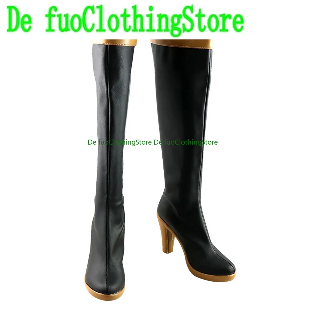 Fire Emblem: ThreeHouses Hilda  Cosplay Shoes Boots Game Anime Halloween DefuoClothing Shoes Store