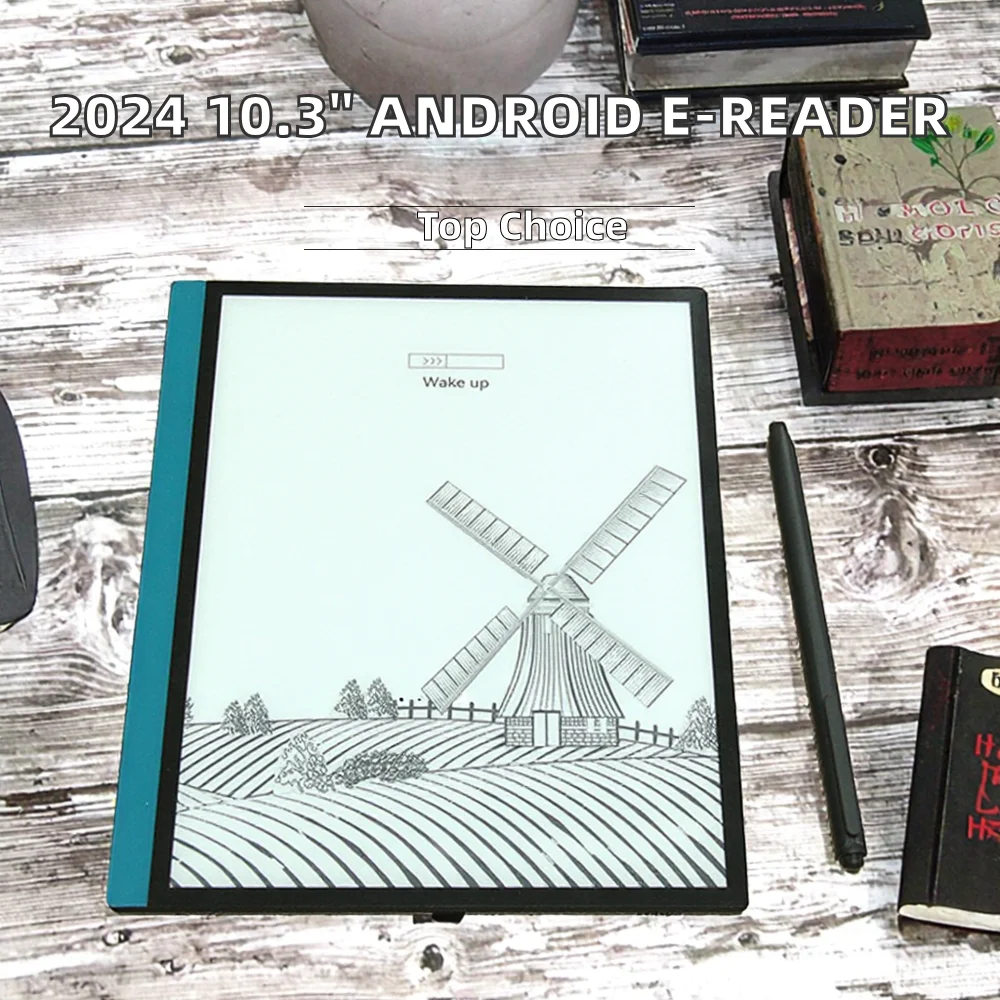 2024 In-Stock 10.3 Inch Android 11 E-reader Digital Paper Business Educational Ebook PDF/TXT 64GB Wi-Fi E-ink Display