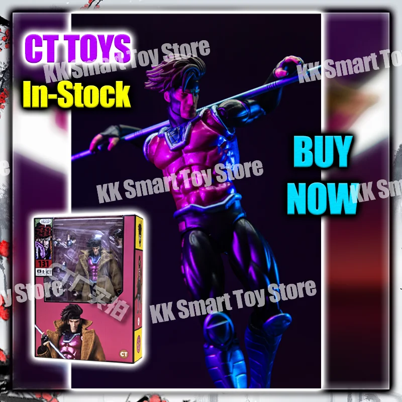

In-Stock Ct Toys Gambit Figure Mafex 131 X-Men Wolverine Anime Action Figure Figurine Statue Model Customi Gifts For Kids Toys