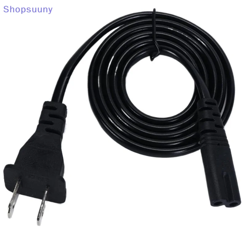 [SU]2pin US Plug Power Cable 8 Compatible Devices 2 Prong Electrical Cord For Laptop Charger TV Radio Speaker[SU]