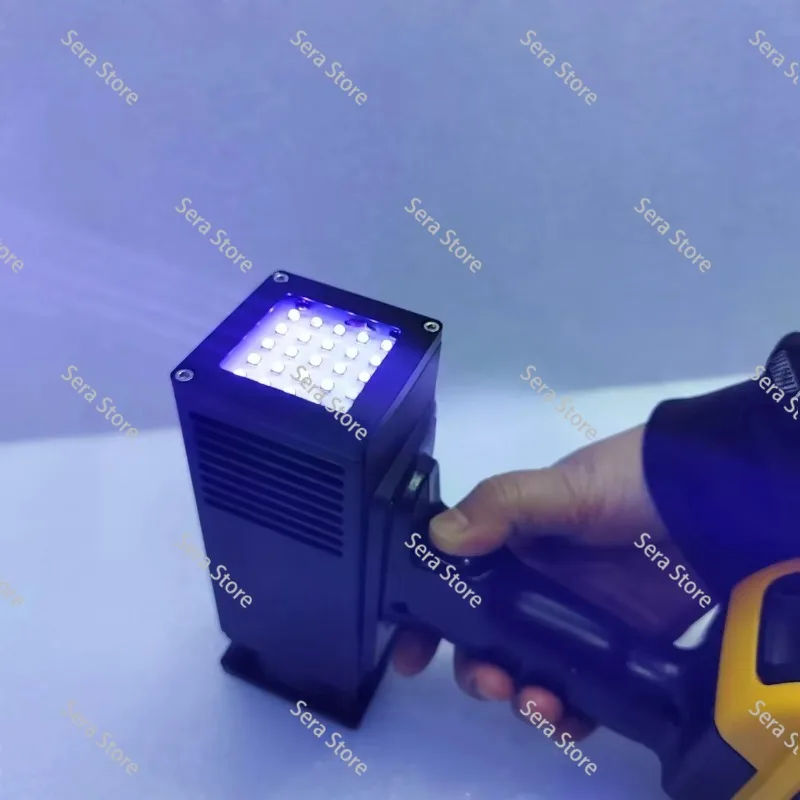 Portable Recharged Uv Lamp Automotive Sheet Metal Wireless Curing Lamp Paint Spraying Car Paint Flaw Detection LEDUV Curing Lamp