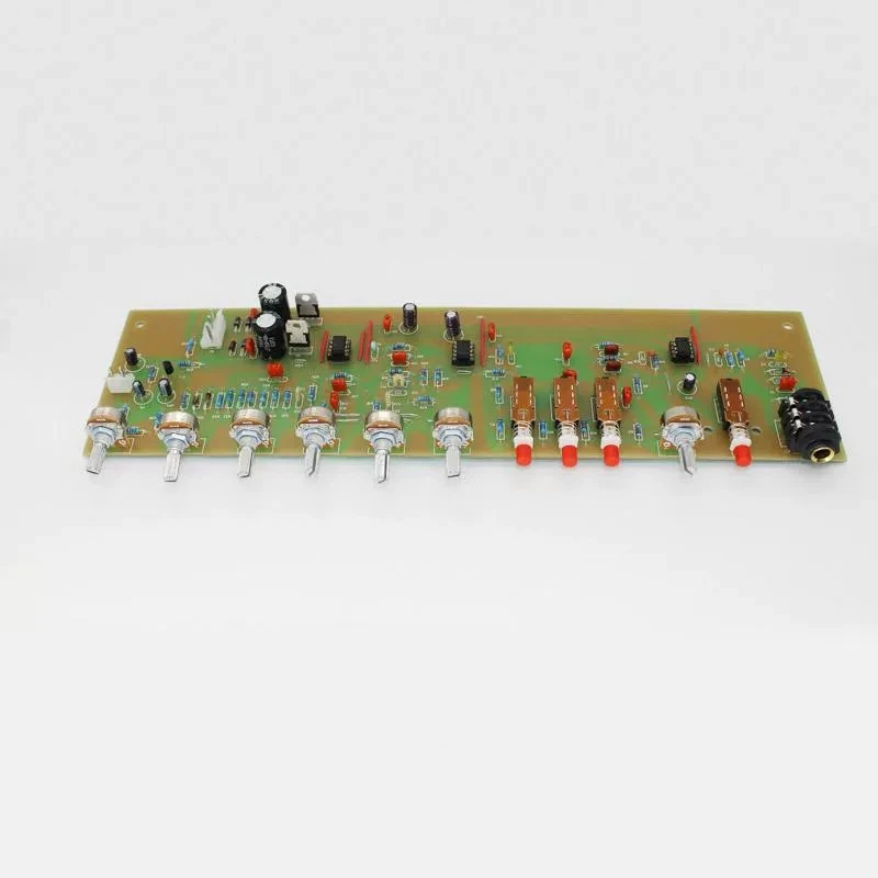DIY Bass Guitar Preamp Board with Distortion and EQ Tone Control