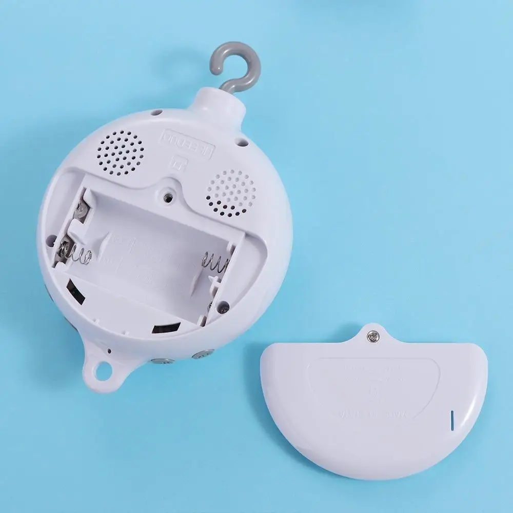 Creative 35 Lullabies Baby Mobile Music Box Cute Cartoon Bed Bell Musical Box White Baby Musical Box Baby Crib