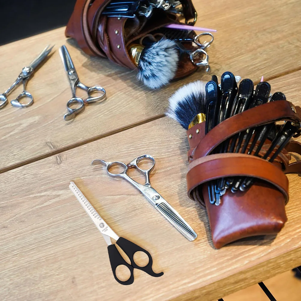 

1pc Hairdressing Scissors Stainless Steel Hair Cutting Tool For Layering Fade Trimming Barber Salon Use Professional