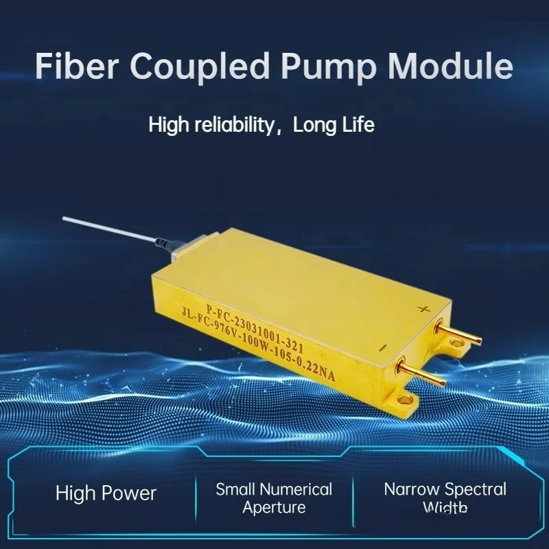 VBG 976nm 90 واط رقاقة أشباه الموصلات عالية الطاقة LD وحدة ديود وحدة الليزر الألياف مقترنة وحدة المضخة #5