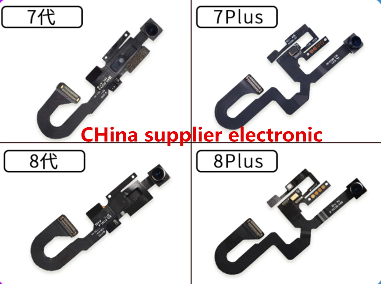 5pcs Front Camera for iPhone 8 7 Plus 8G 8P X Facing Small Cam Light Proximity Sensor Flex Cable Replacement Parts