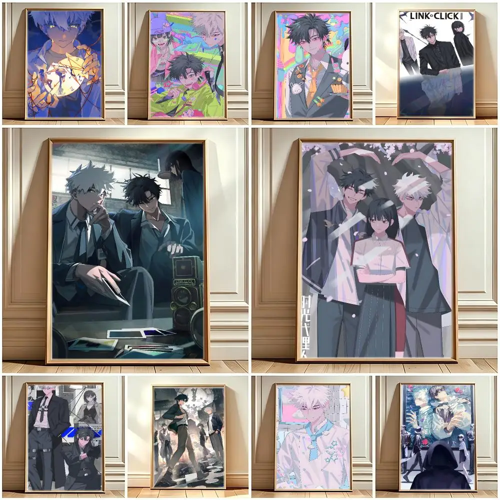 Chinese Anime L-Link Click Poster Print Painting Home Decor for Bedroom Living Room Hallway