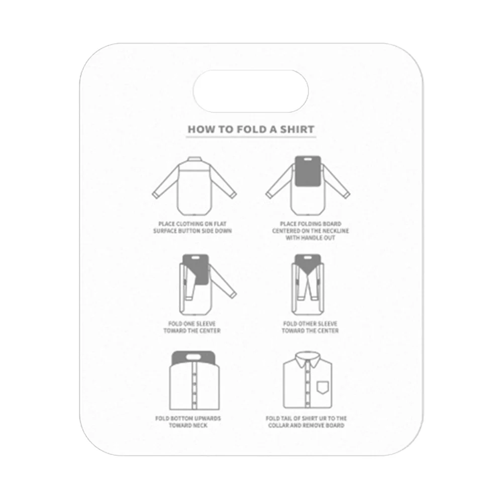 Clothes Folding Board Plastic Household Shirt Folding Board Creative Clothing Folder Bender for Kids Adults Clothes