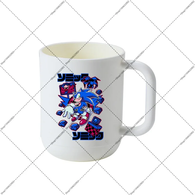 Sonics Toothbrush Cup Shadow Cartoon Anime Pattern Tooth Cups Trvel Portable Family Simple Couple Water Bottles Party Gifts view 5
