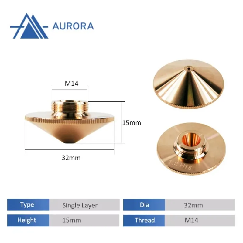 Laser Equipment Parts Laser Nozzles for Laser Cutting Machine Cutting Head