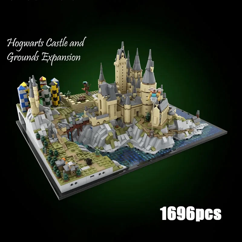 

New Moc Building Blocks Magic Movie Castle Model Technology Module Building Blocks Children's Festival Gift Toy DIY Set