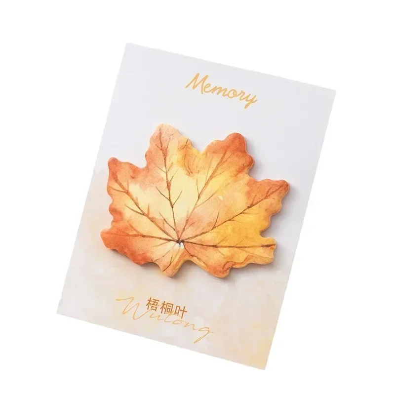 30 ชิ้น Creative Leaf-รูป Sticky Note, Sticky Note สด, สํานักงานนักเรียนข้อความครอบครัว