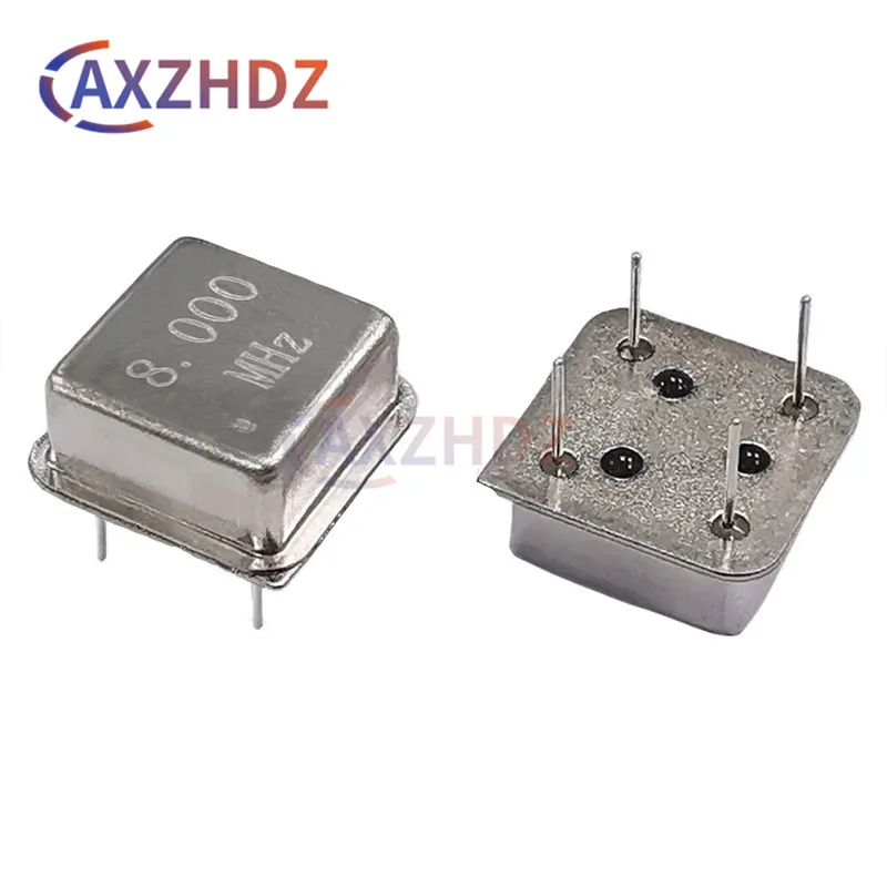 

5PCS Square Active Crystal Oscillator 1m 2m 4m 6m 8m 10m 11.0592m 12m 16m 20m 22.1184 24m 25m 27m 30m 40m 50m MHz DIP 4Pin