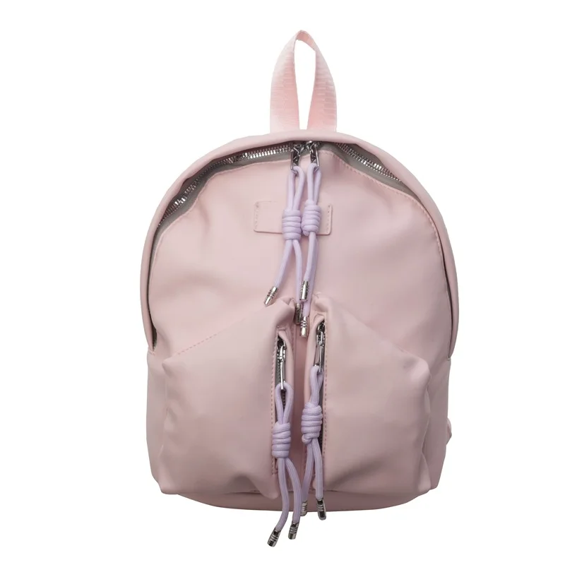 

2025 new fashion contrasting color Korean version casual simple large capacity backpack college student backpack women