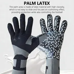 Guantes de portero de látex gruesos antideslizantes transpirables