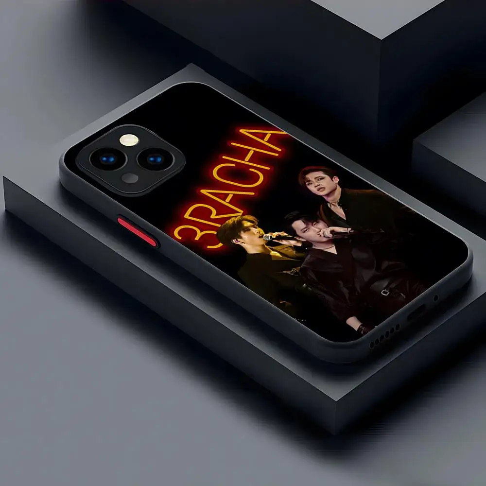 Stray Children 3RACHA Phone Case Matte Transparent For 16 15 IPhone 12 11 13 Pro Max X XR XS 8 SE Mini Plus Back Cover