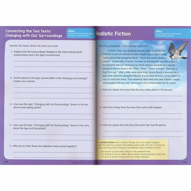 Evan-Moor Top Student, Grade 3, Children's books aged 6 7 8 9 English Word Handwriting Workbook books 9781629389776