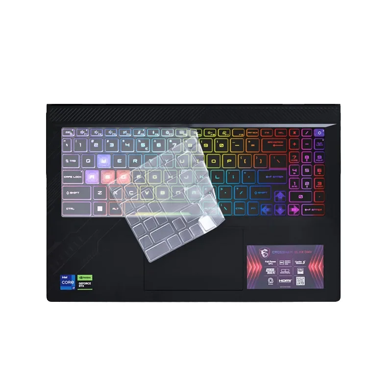 مناسبة لـ 15.6 بوصة MSI Katana 15 HX B14WGK B14WFK 2025 واقي شاشة الكمبيوتر المحمول، فيلم لوحة مفاتيح الكمبيوتر، مضاد للضوء الأزرق