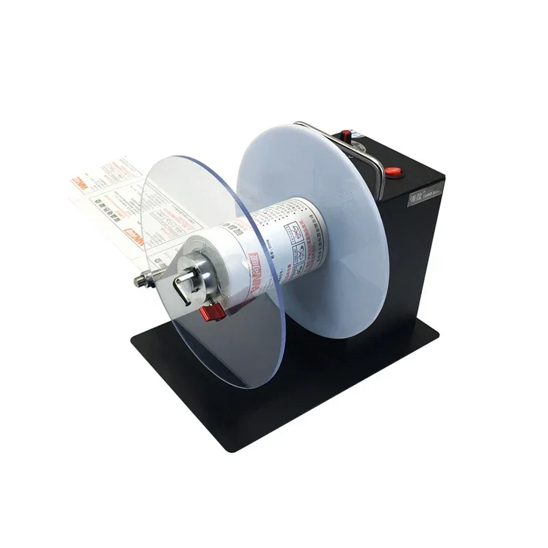 Hot sales Adjustable Speed Label Rewinder Two-way Automatic Rewinder Self-adhesive Barcode Machine Clothing Tag Reeler