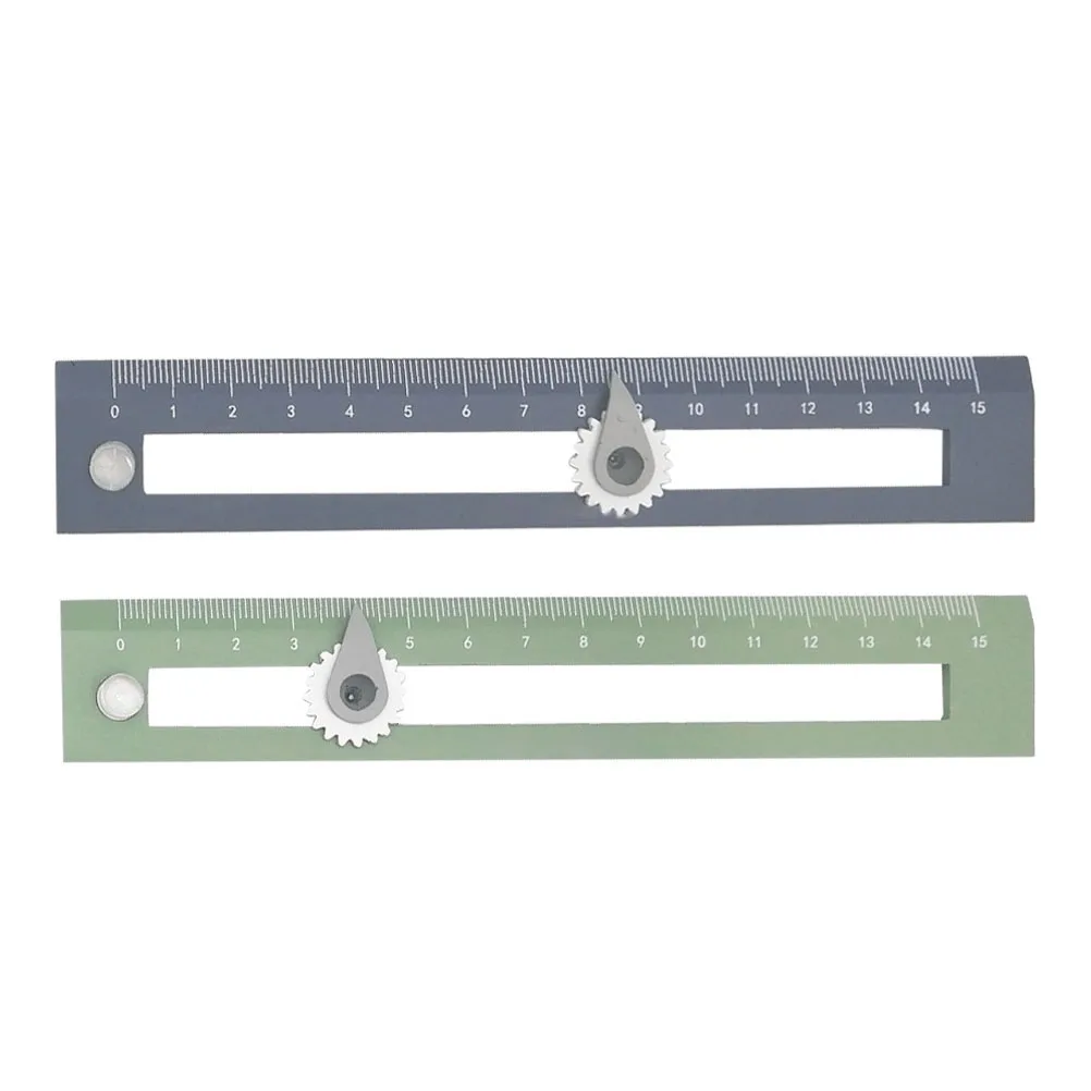

2 Pcs Drawing Tool Students Stationery Multipurpose Ruler Light Weight for Plastic Measuring Tools