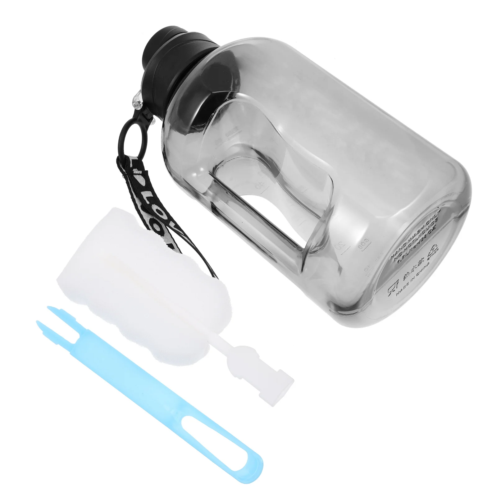 

1Set Large Water Container Heavy Duty Sports Bottle for Gym Hiking Running Travel Wide Mouth Portable Jug