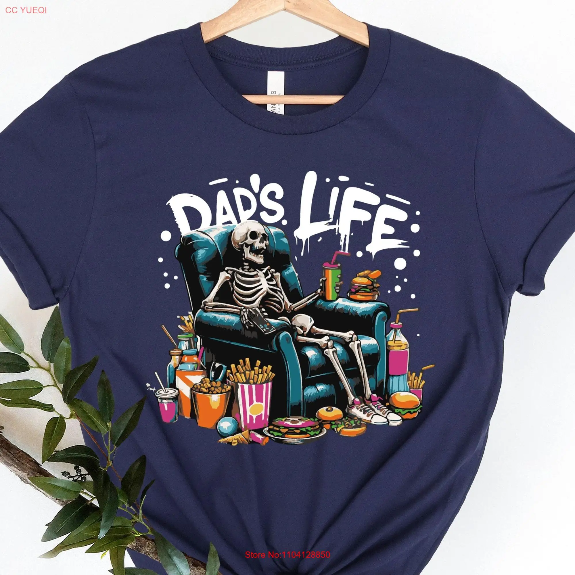 Dad's Life T Shirt For Dada Father's Day Fatherhood Father Trendy Husband Funny long or short sleeves