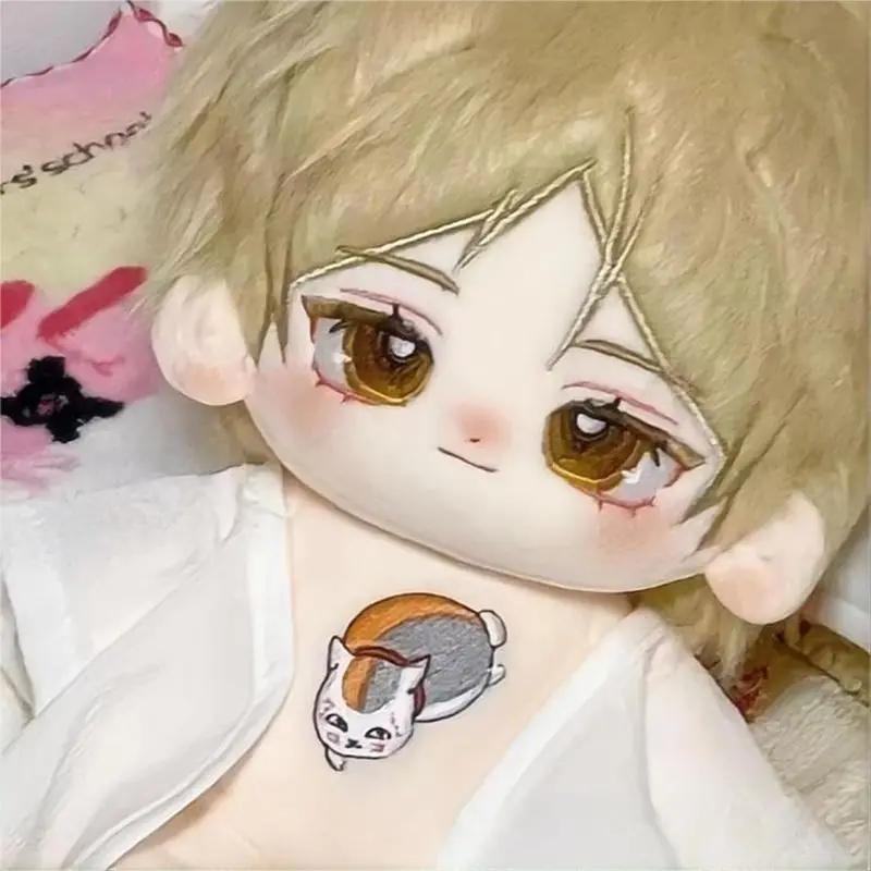 Japanese Anime Natsume's Book of Friends Standing Posture Plush Naked Doll Variable Posture Diy Decoration Girl's Birthday Gifts