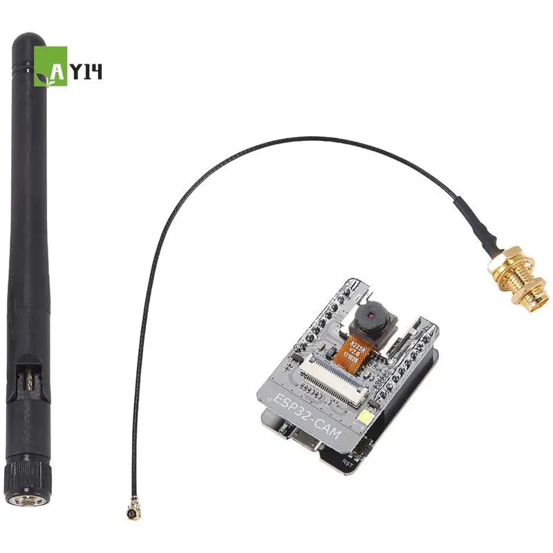 

AY14 -Wifi Bluetooth Module Kit ESP32 Serial To Wifi Webcam ESP32-CAM Development Board With Antenna Module