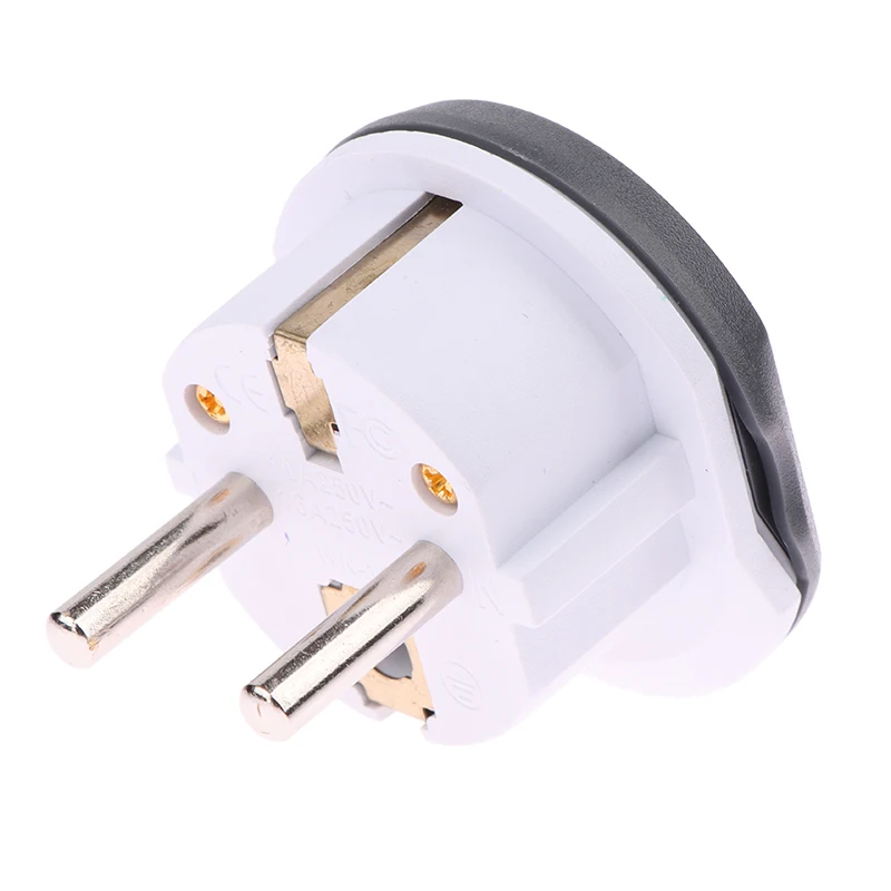 German Standard Conversion Plug FR AU US UK To EU Euro Korea Universal Travel Adapter Home Plug Adapter 2Pin 4.8mm