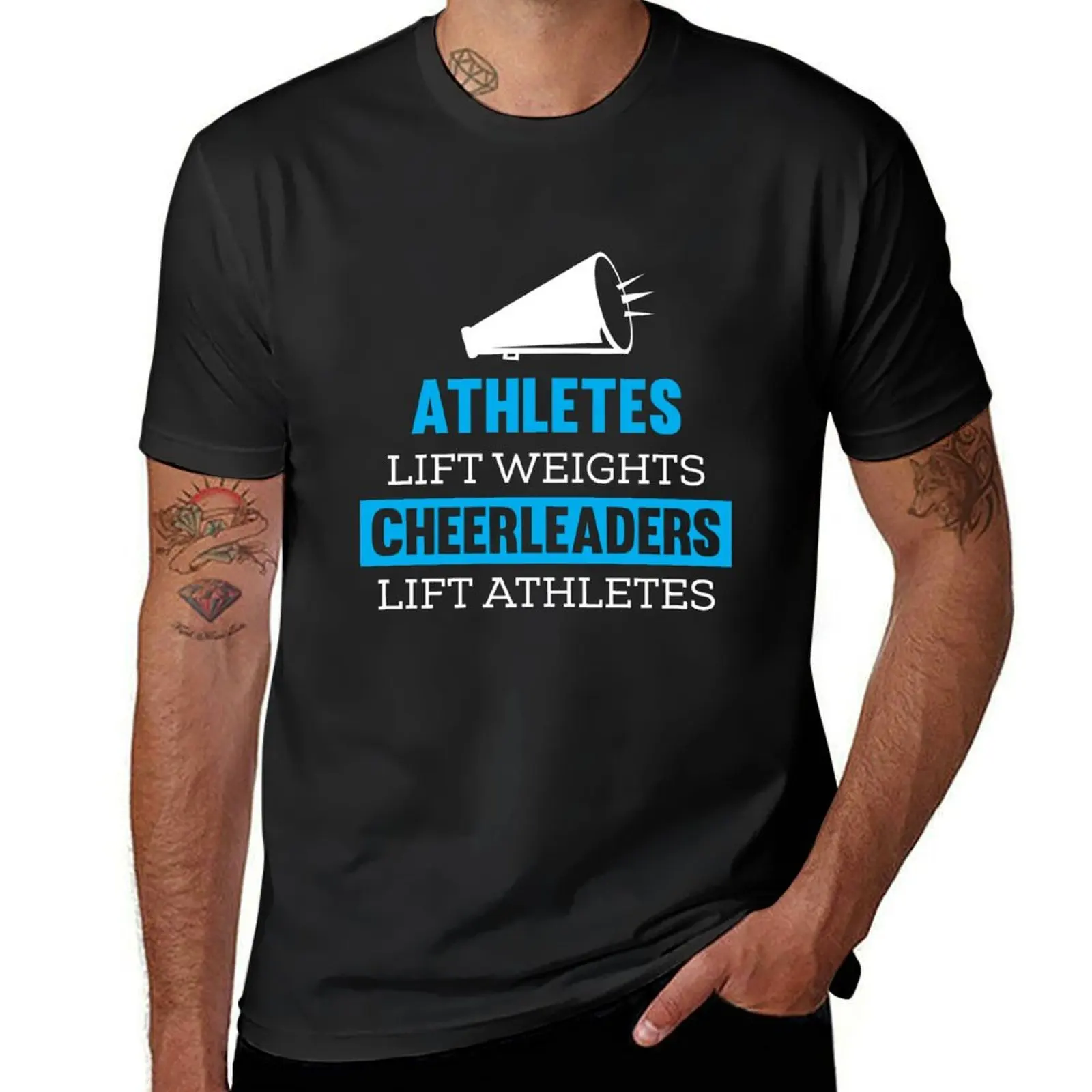 Athletes Lift Weights Cheerleaders Lift Athletes Sports Tee T-Shirt new edition Aesthetic clothing t shirts men