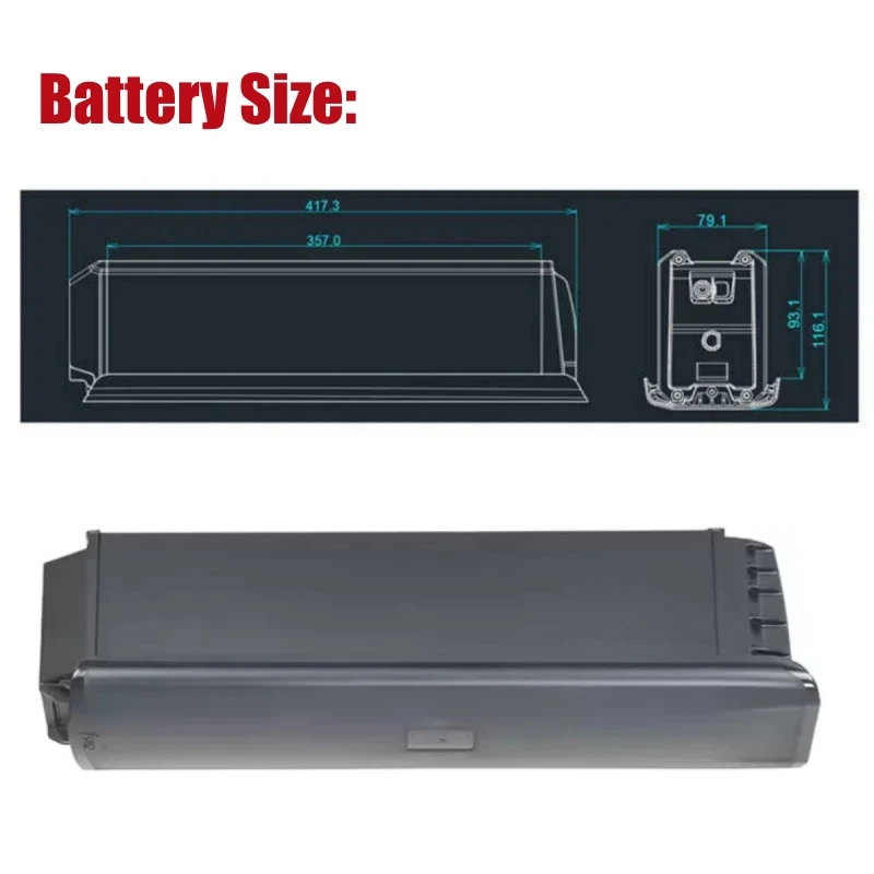 Himiway-Big Dog Zebra Cobra Pro Step Thru Ebike Battery Replacement Fat Tire Cargo Bike Battery Samsung Batteries 48V 52V 20Ah