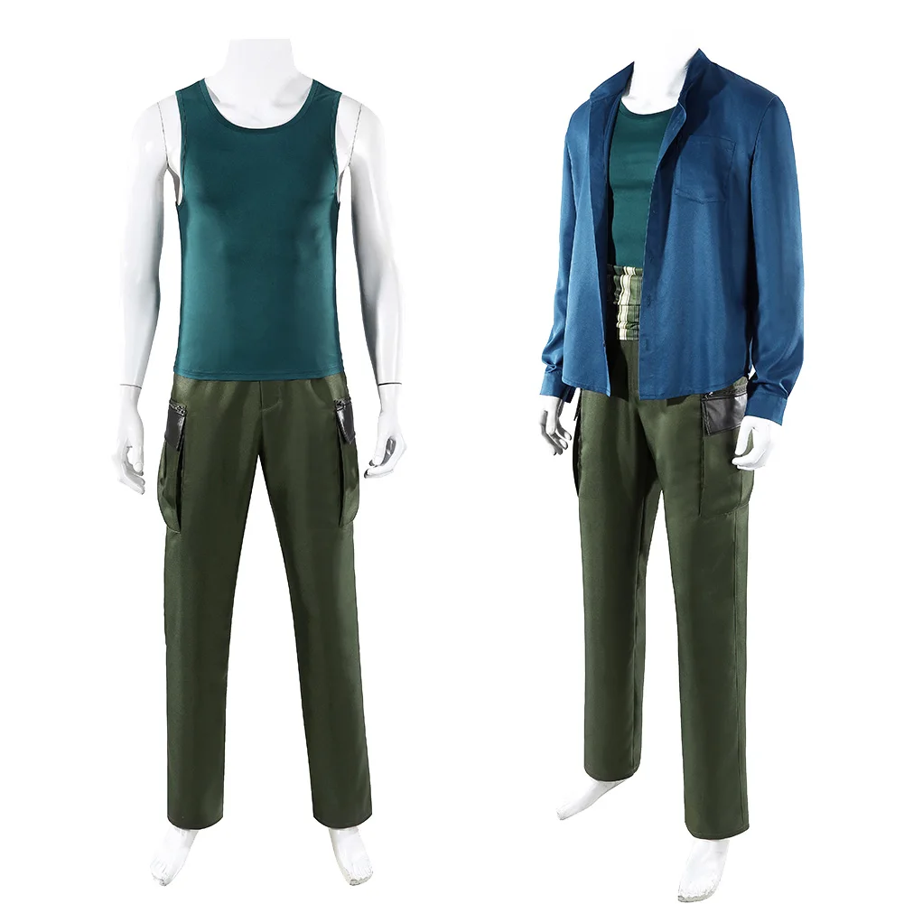 

2026 Live Action TV Pirate Cosplay Zoro Top Pants Men Clothing Halloween Costume Carnival Outfit Suits Party Disguise Roleplay