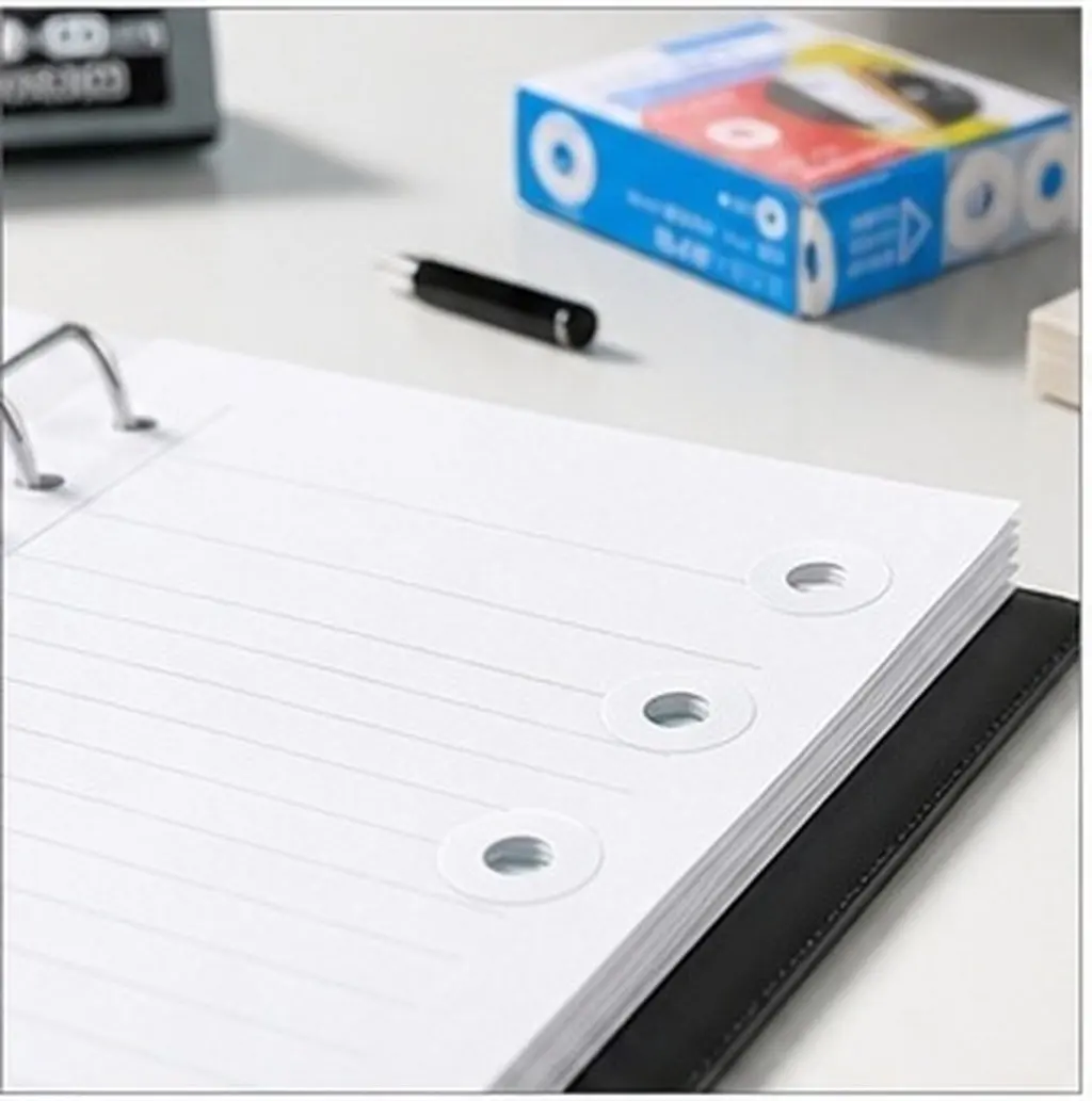 750pcs Paper Hole Reinforcement Circles, Easy-Peel Self-Adhesive Ultrathin Ring Reinforcers for Binders & Notebooks