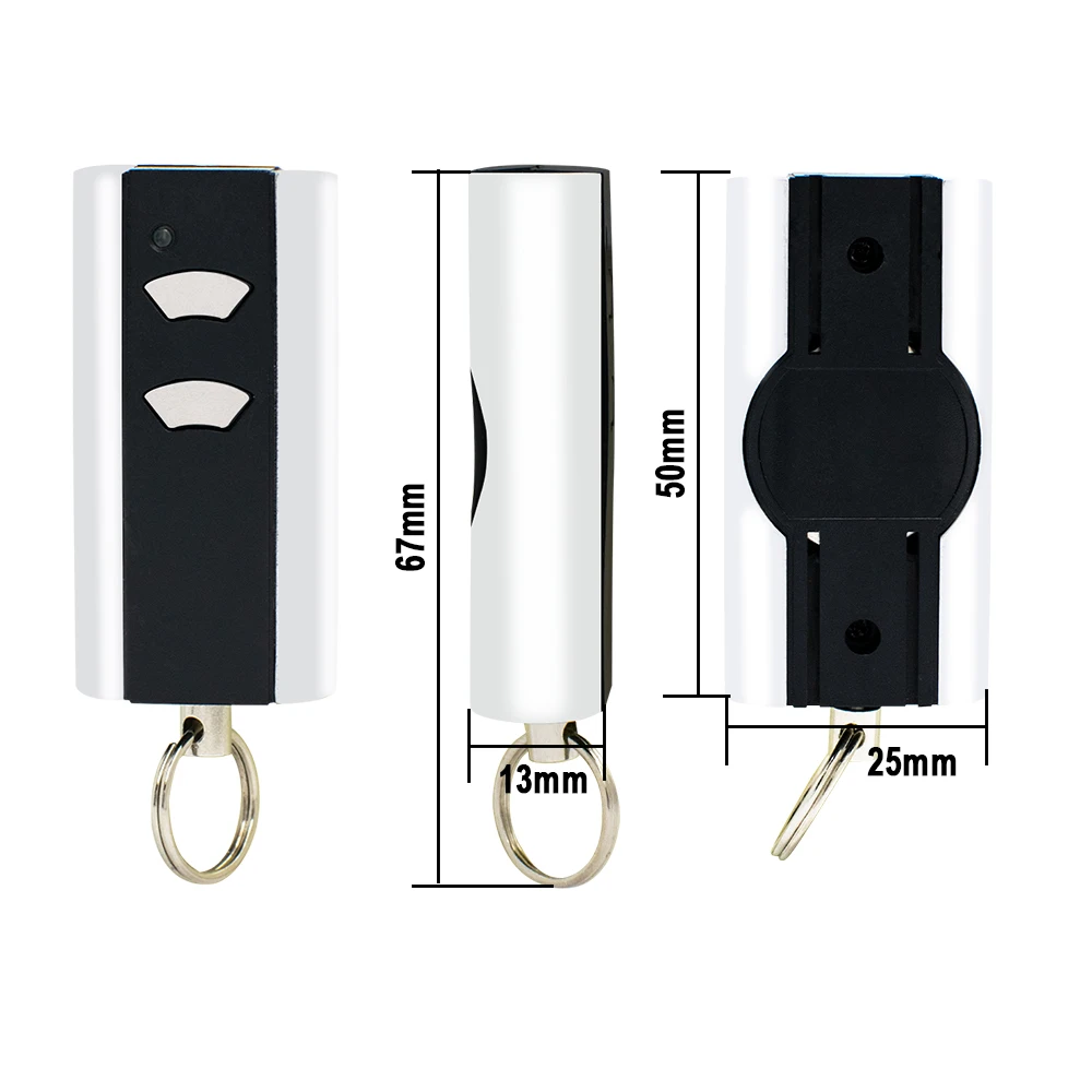 Imagem -04 - Controle Remoto para Portas de Garagem Reforço de Porta com Código Rotativo 433.92mhz