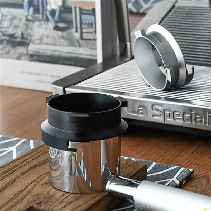 A. Anel funil a0NC Powder Receiver para 9335/9155/9665/9355 Coffeeware Brewing Bowl Bowl Portafilter Substituição