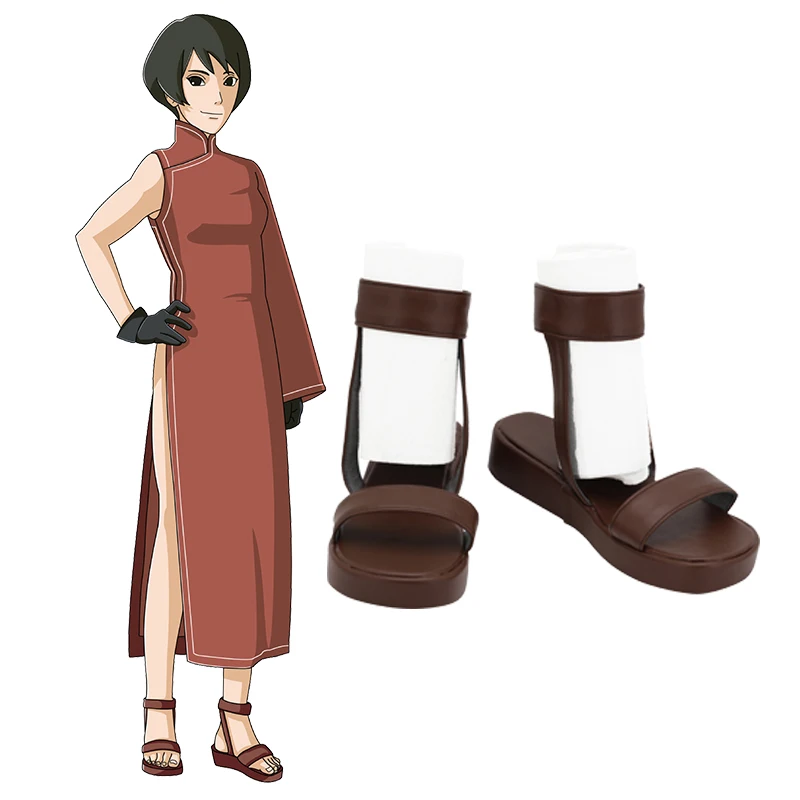 

JP Anime Fourth Tsuchikage of Iwagakure Kurotsuchi Cosplay Costume Handmade Shoes