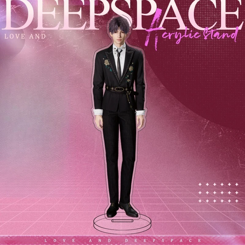 Game Love and Deepspace Coronation Navy Acrylic Stand Caleb Sylus Model Keychain Cosplay Figure Accessories Backpack Desk Decor