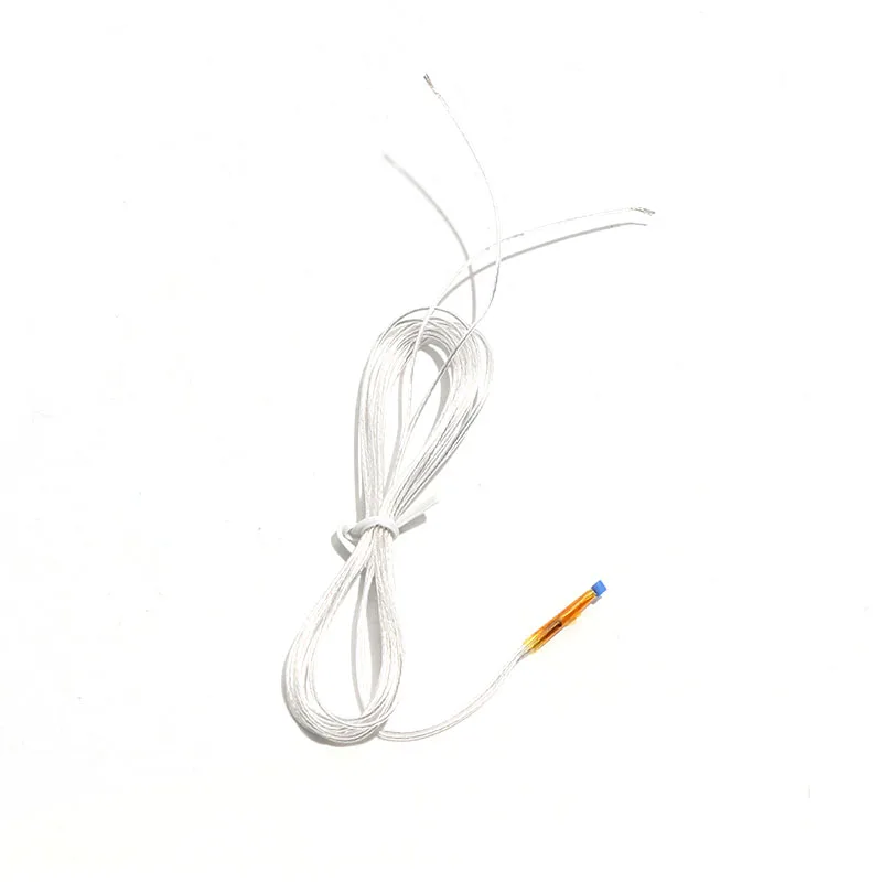 1PC PT100 Bare-mounted Patch Thermal Resistance Temperature Sensor -50℃~250℃ 2-wires PTFE High Temperature Adhesive Tape
