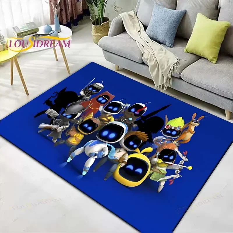 

Hot Game Characters A-AstroBot Floor Mat INS Style Soft Bedroom Floor House Laundry Room Mat Anti-skid Household Carpets Gift