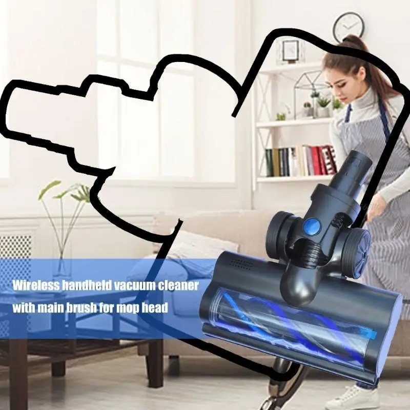 Cabeza cepillo eléctrico giratorio 27 con ergonómico Piezas aspiradora mano