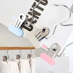 Wide Mouth Strong Traceless Multifunctional Hooks Drying Hangers Wider Socks Hats Single Hooks Kitchen Office With Hooks Clip