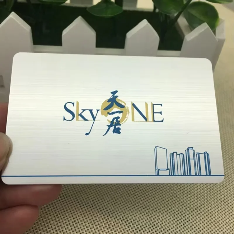 Customized  Metal Card Stainless Steel Vip Member Metal Business Cards for Laser Engraving